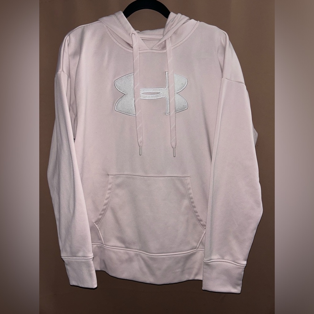 Pink Under Armour cold gear hoodie